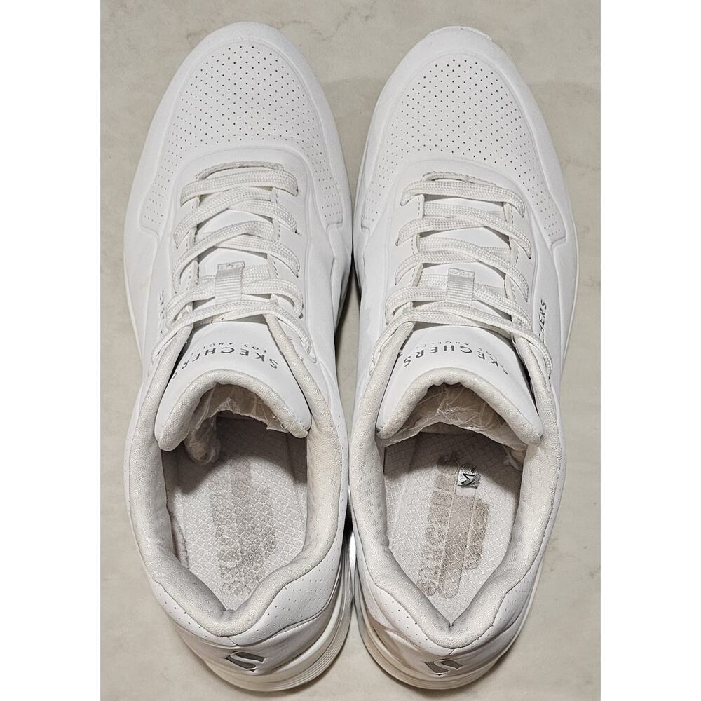 Skechers Uno Stand On Air White Sneakers Women's Size 9 Style 73690-W - Picture 3 of 13